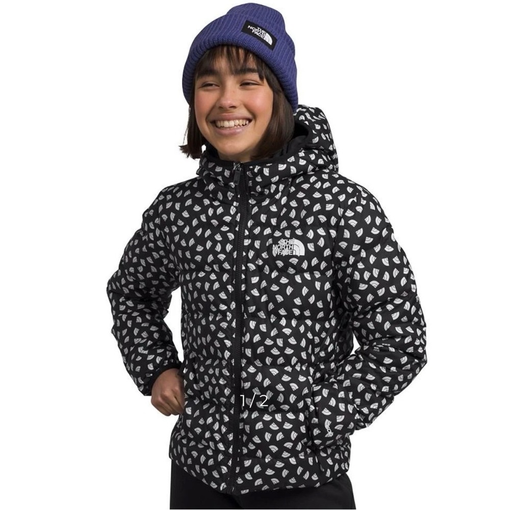 The North Face Girls Reversible North Down Hooded Jacket